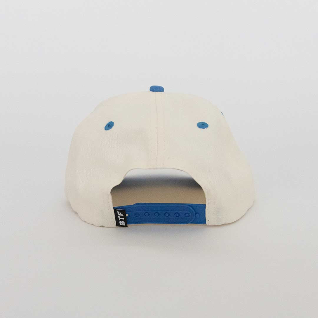 Dad Lightning Patch Hat (Blue + Cream)