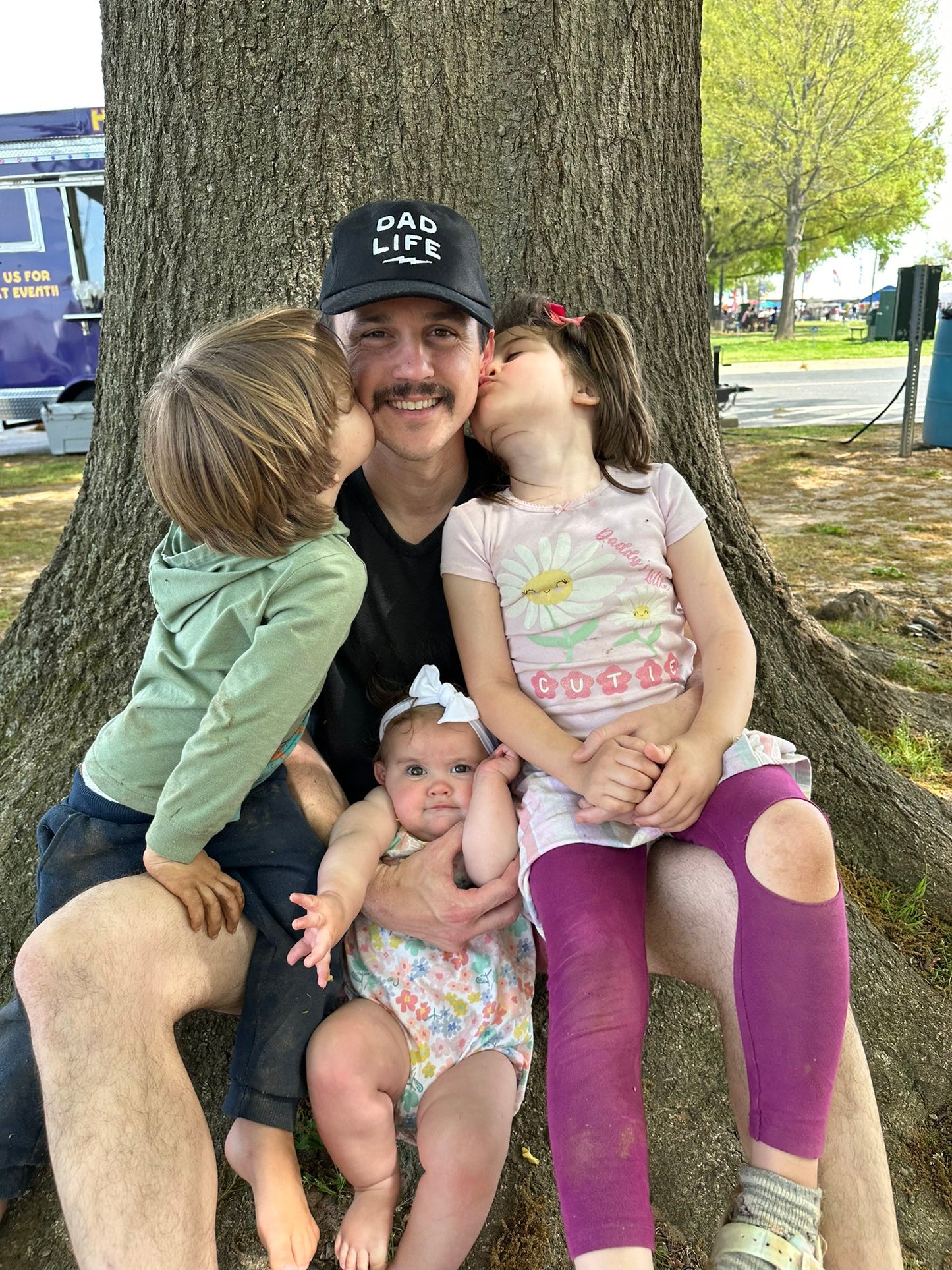 Dad Life Lightning Bolt Hat (the dad hat)