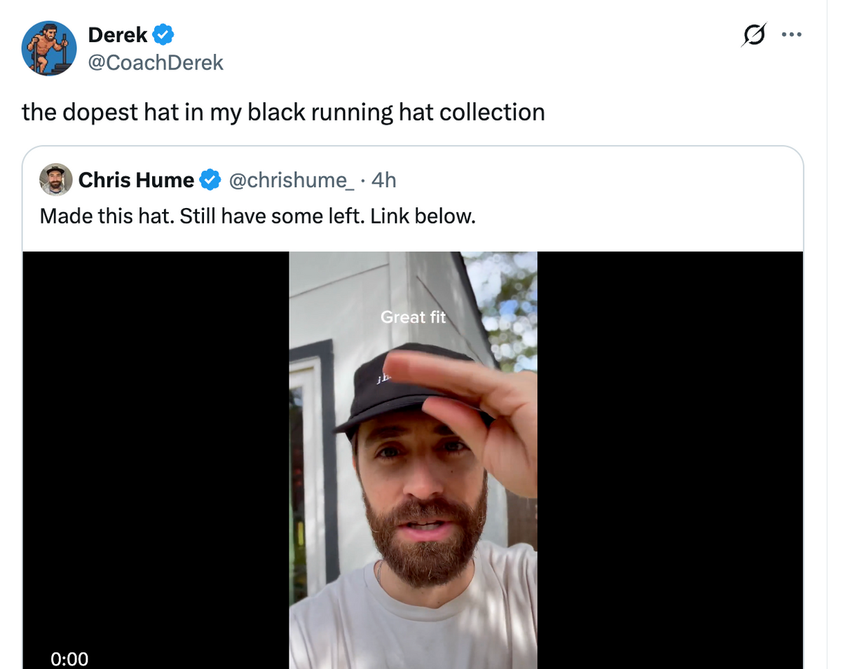 I Hate Running Performance Hat