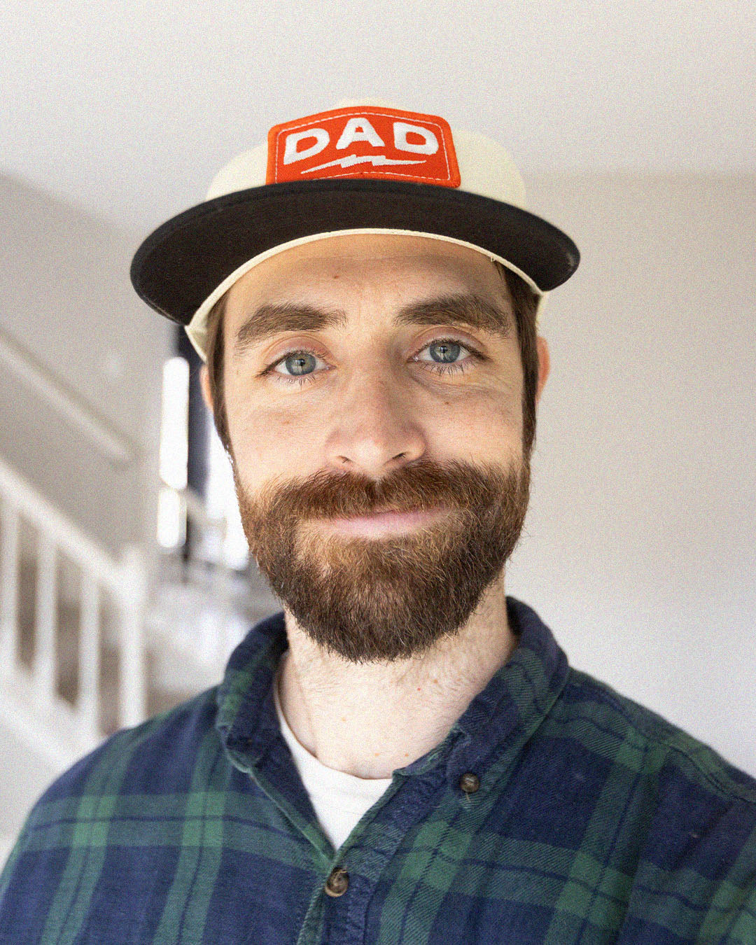 Dad Lightning Patch Hat (Red patch)