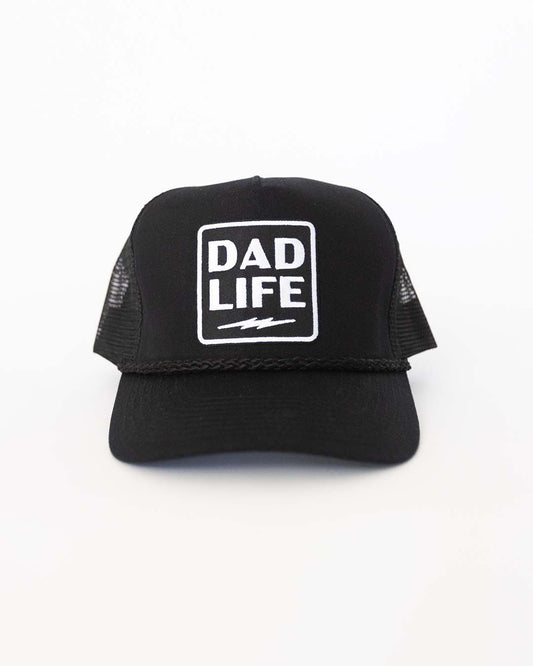 Dad Life Lightning Patch Trucker Hat