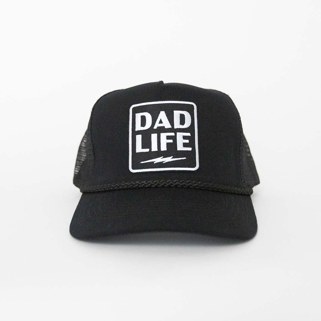 Dad Life Lightning Patch Trucker Hat