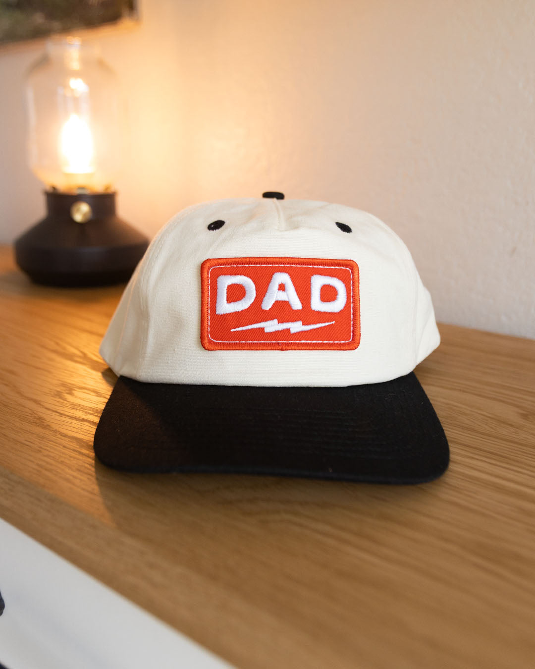Dad Lightning Patch Hat (Red patch)