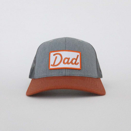 Dad Script Patch Hat (orange)