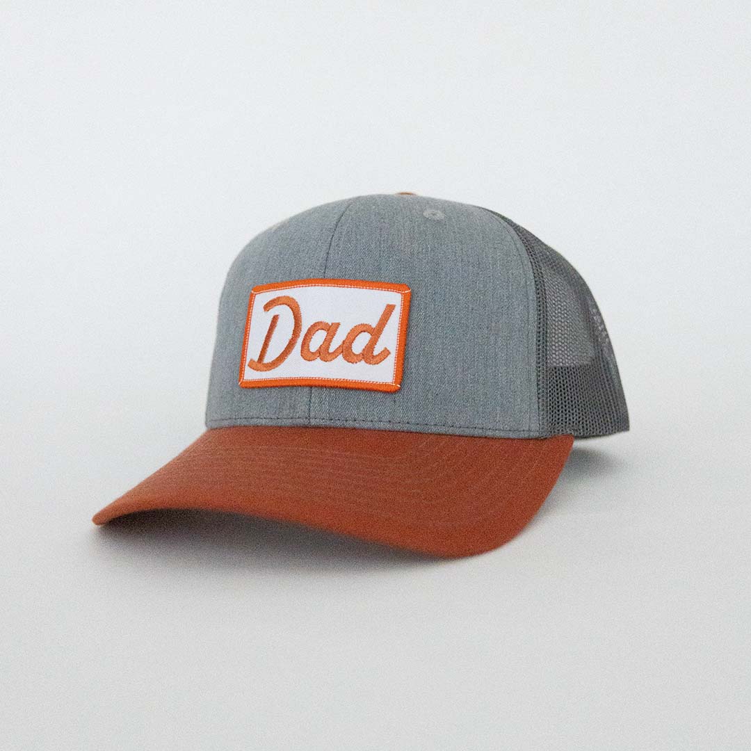 Dad Script Patch Hat (orange)