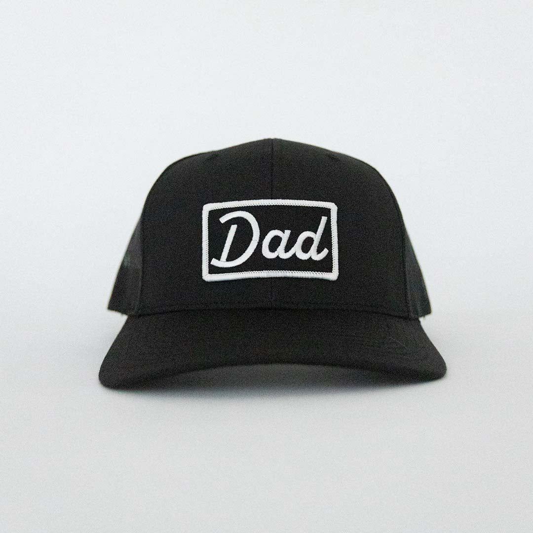Dad Script Patch Hat (black)