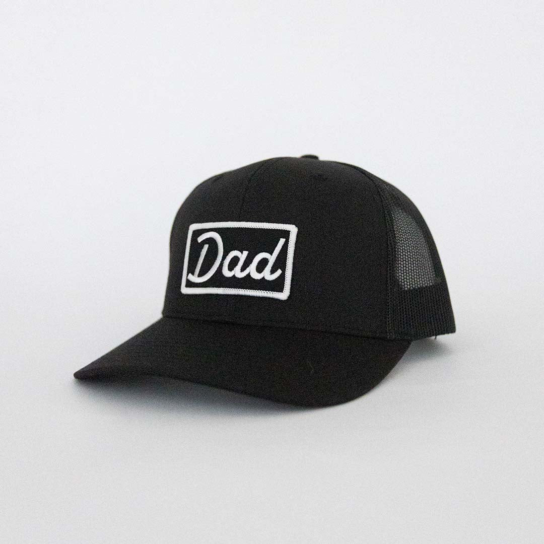 Dad Script Patch Hat (black)